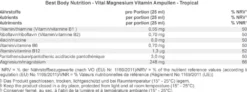 Magnesium Liquid Tropical (20x25ml)