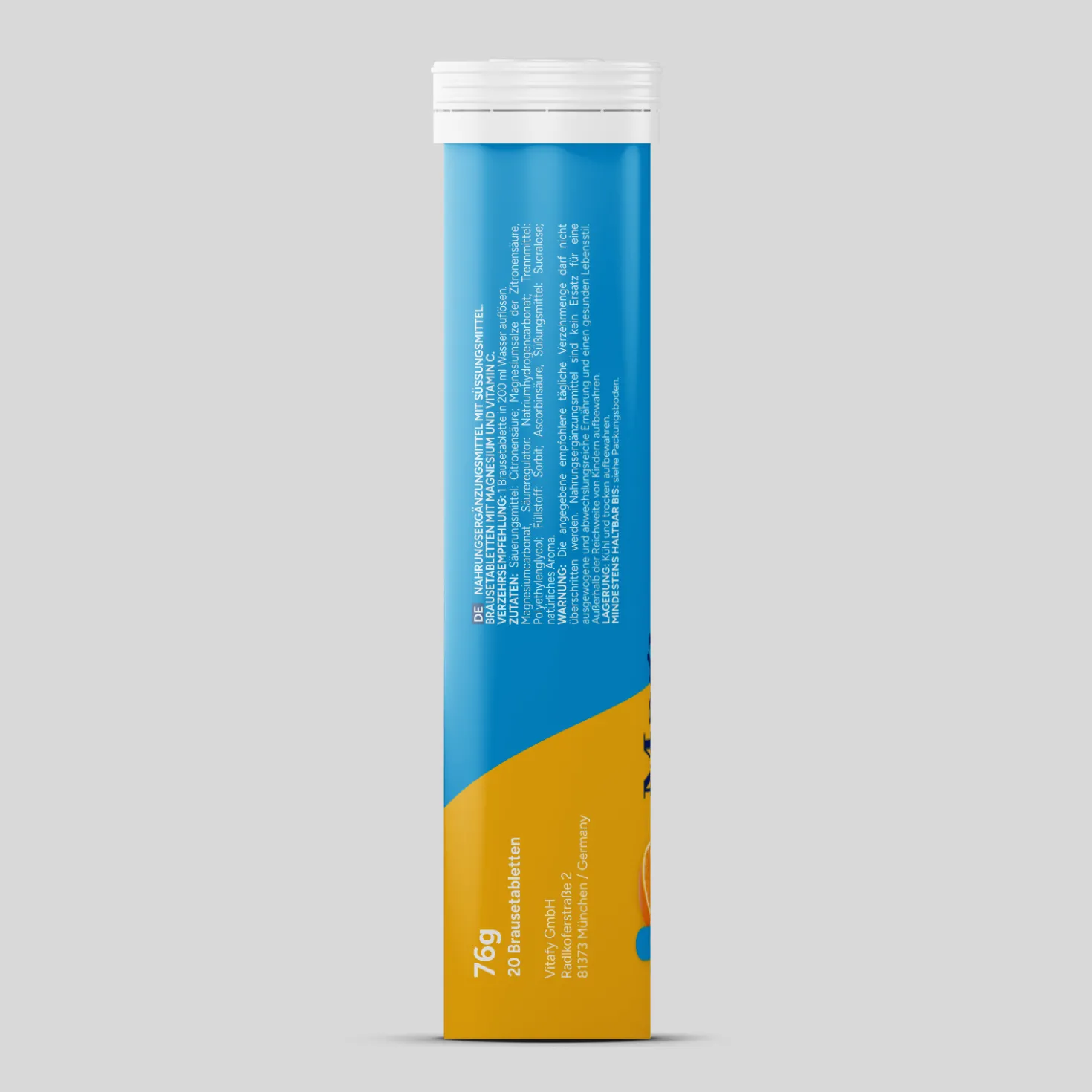 Magnesium + Vitamin C - Orange (20 Brausetabletten)
