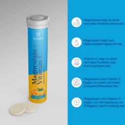 Magnesium + Vitamin C - Orange (20 Brausetabletten)