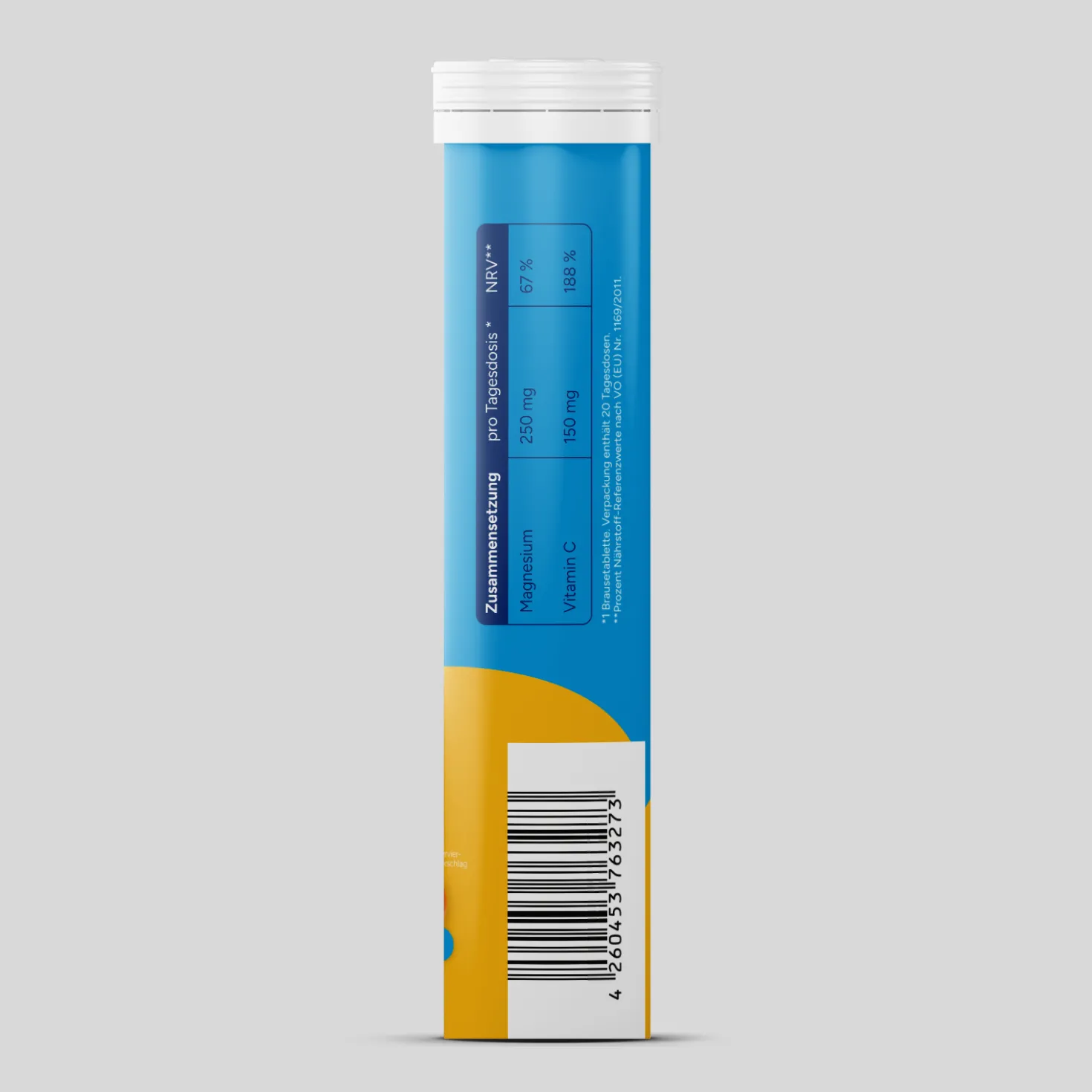 Magnesium + Vitamin C - Orange (20 Brausetabletten)
