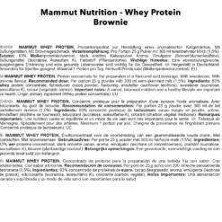 Mammut Whey Protein (1000g)