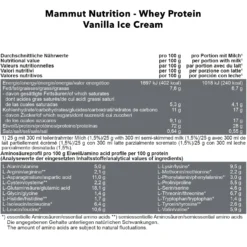 Mammut Whey Protein (1000g)