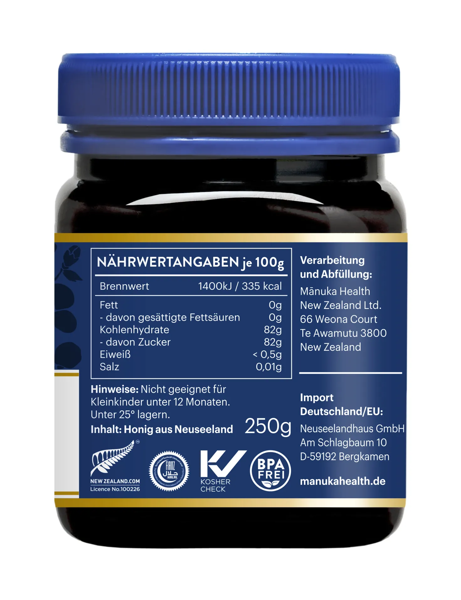 Manuka Honig MGO 250+ (250g)
