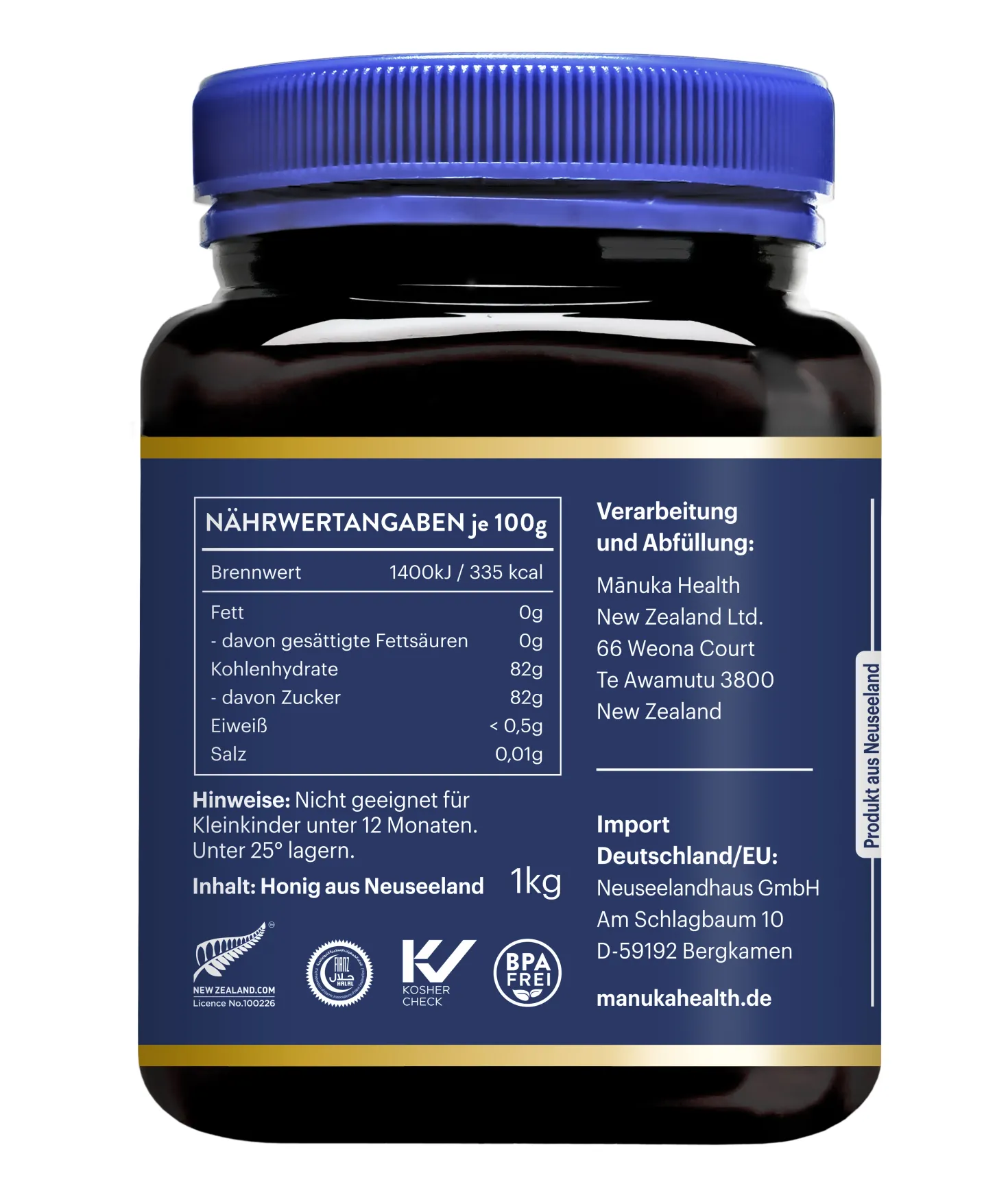 Manuka Honig MGO 400+ (1000g)