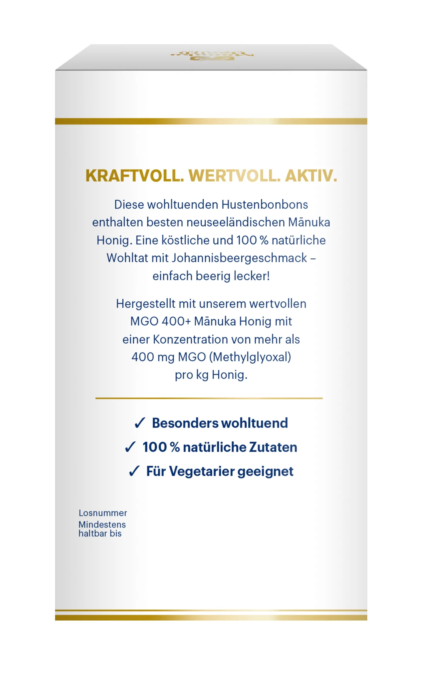 Manuka MGO 400+ Hustenbonbons (100g)