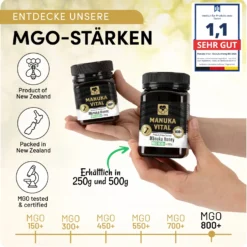 Manuka Vital Honig MGO 800+ (250g)