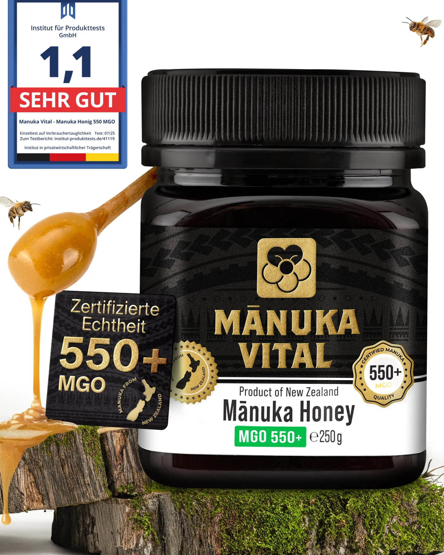 Manuka Vital Honig MGO 550+ (250g)
