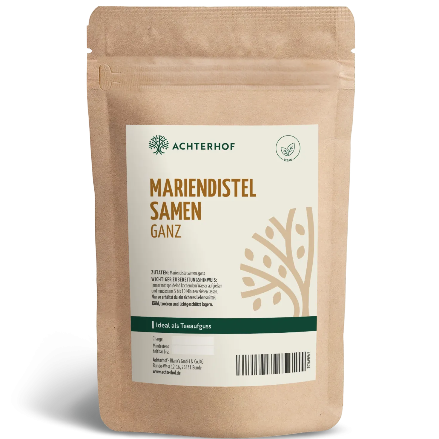 Mariendistelsamen ganz (1000g)