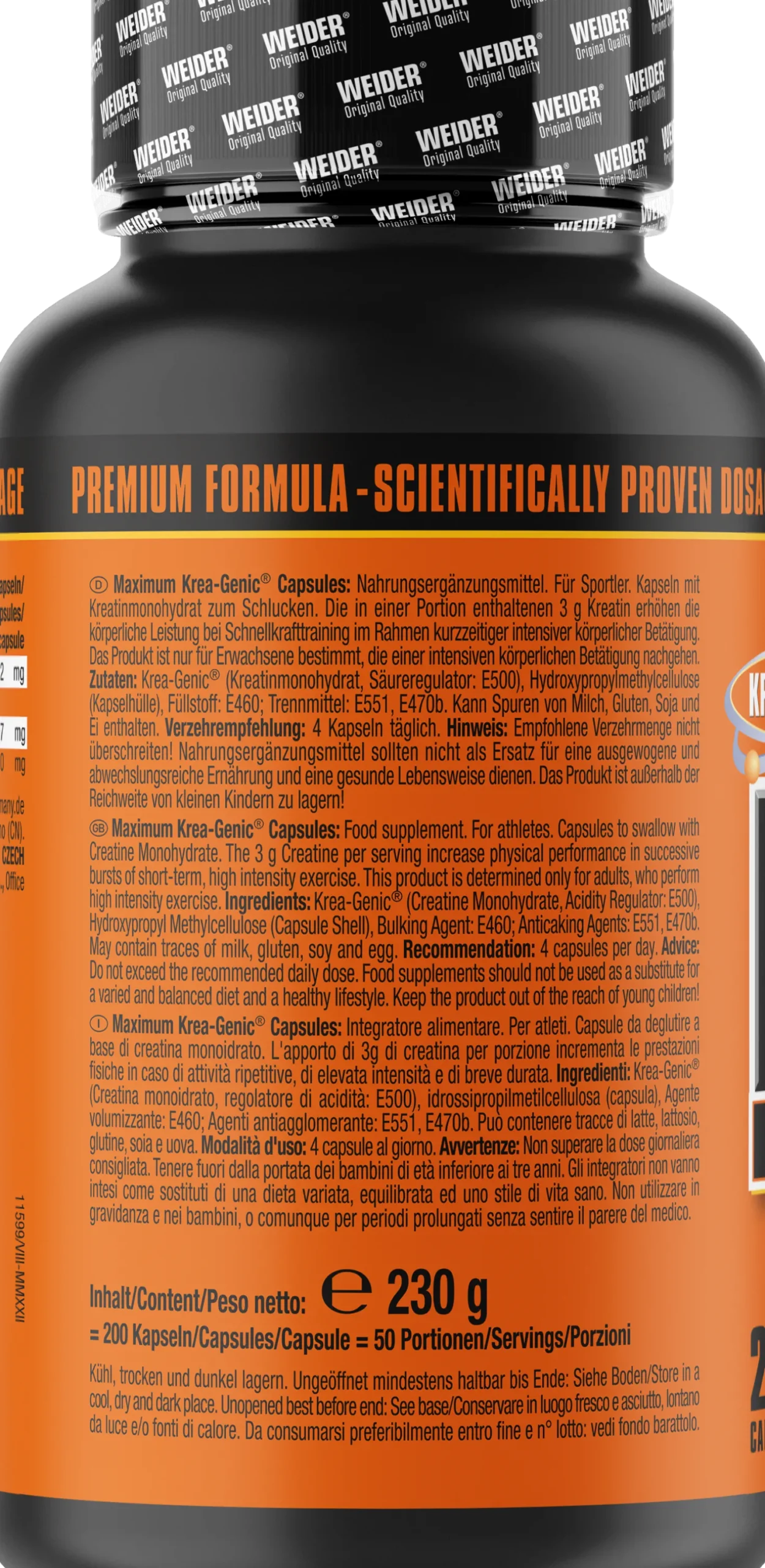 Maximum Krea-Genic (200 Kapseln)