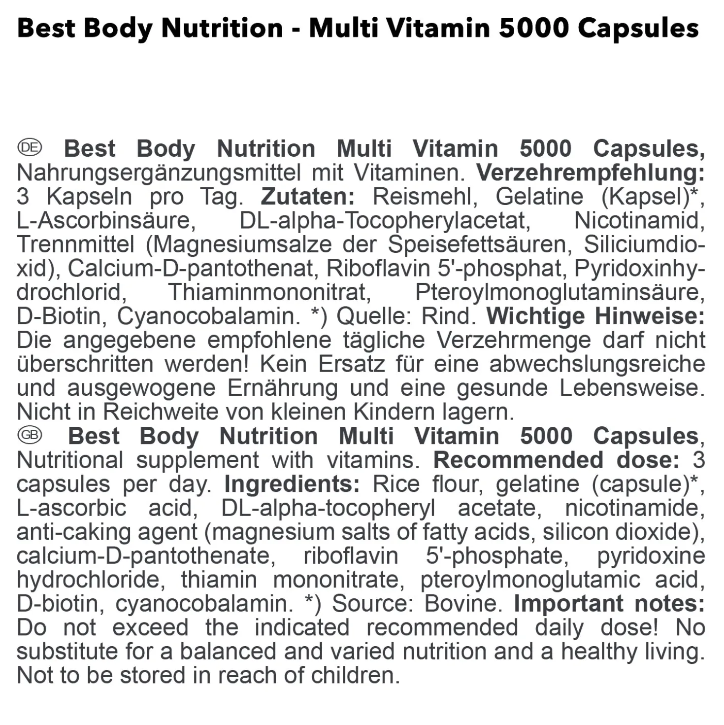 Multi 5000 (100 Kapseln)