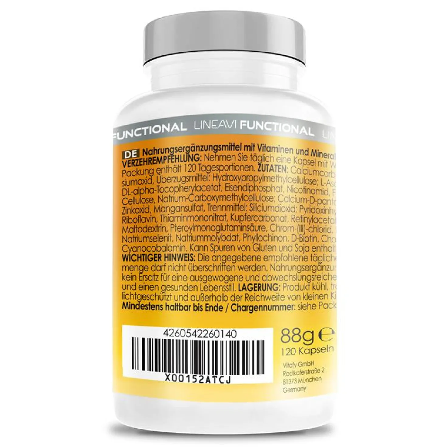 Multivitamin (120 Kapseln)