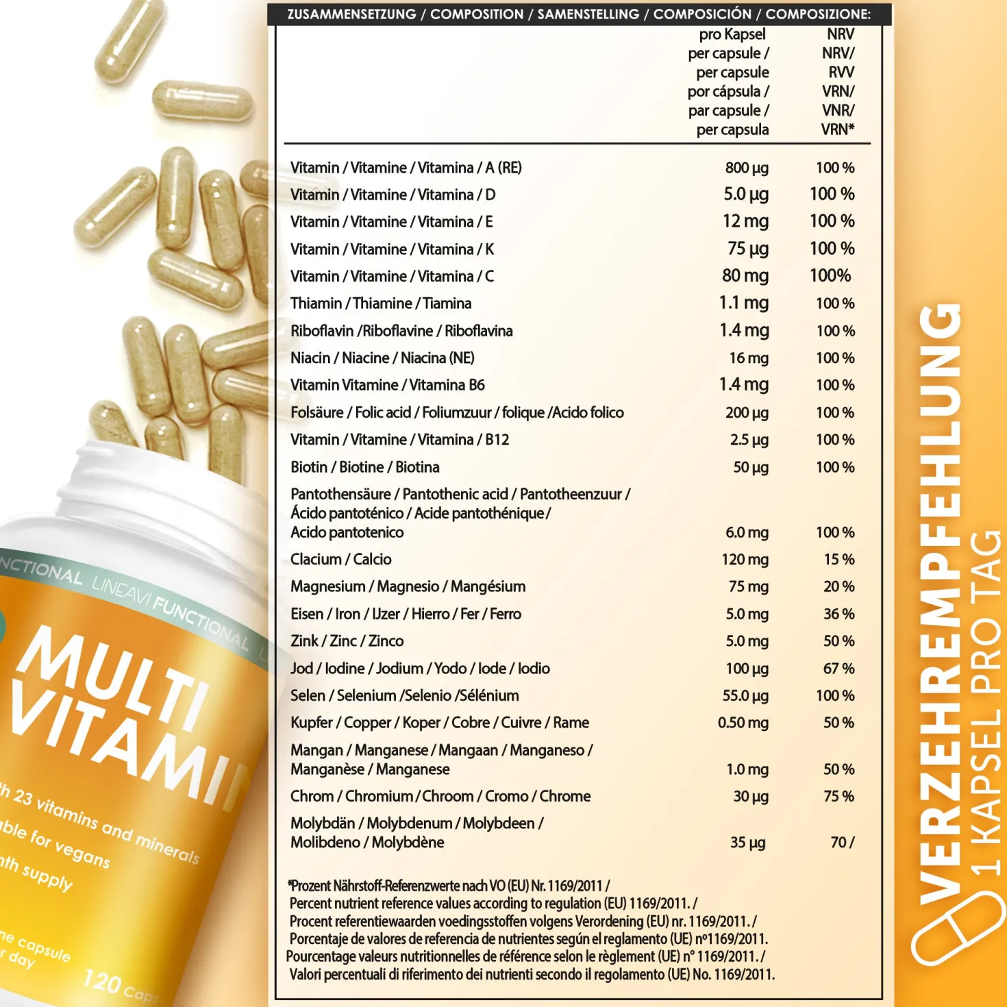 Multivitamin (120 Kapseln)