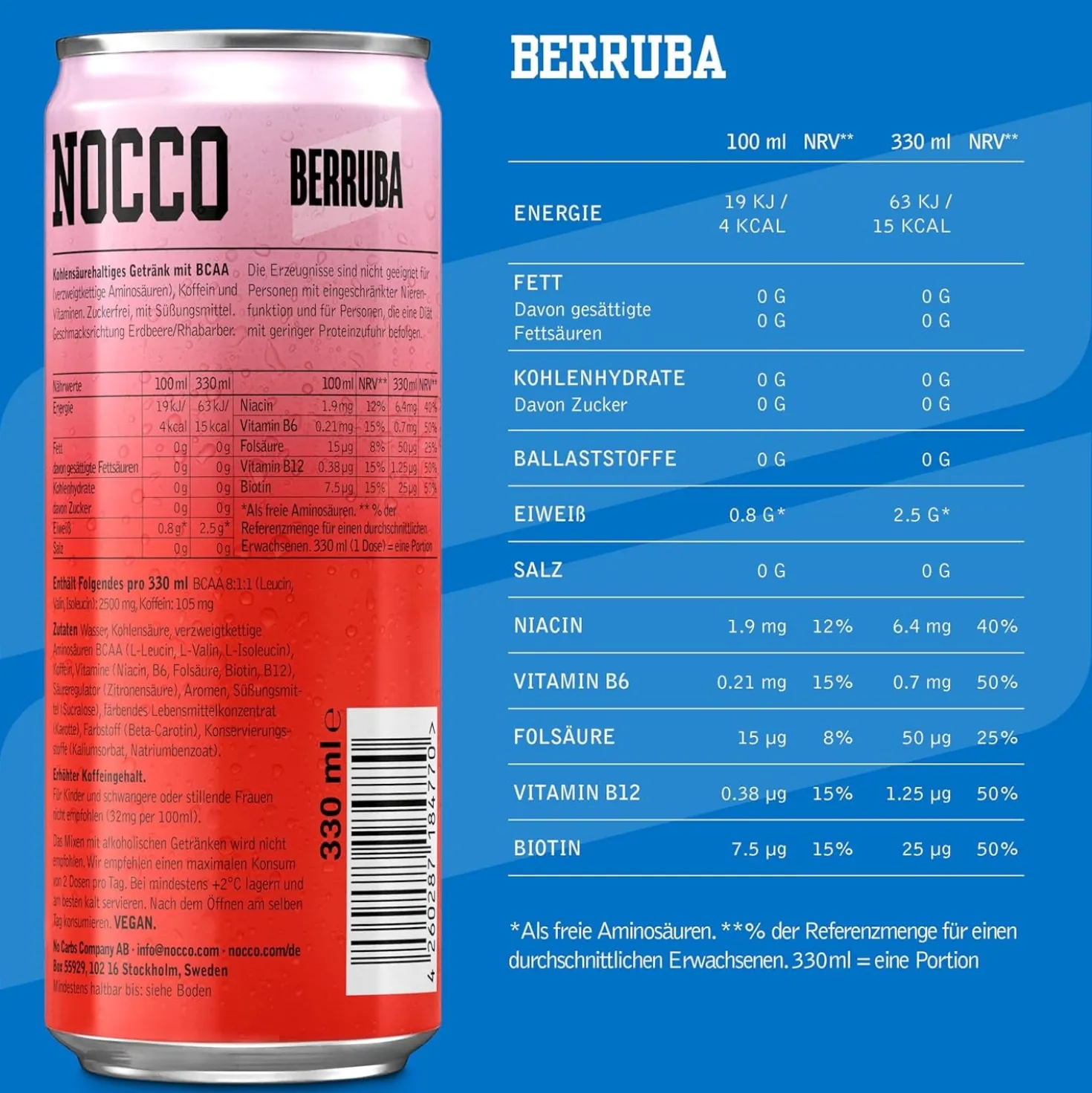 Nocco BCAA (24x330ml)
