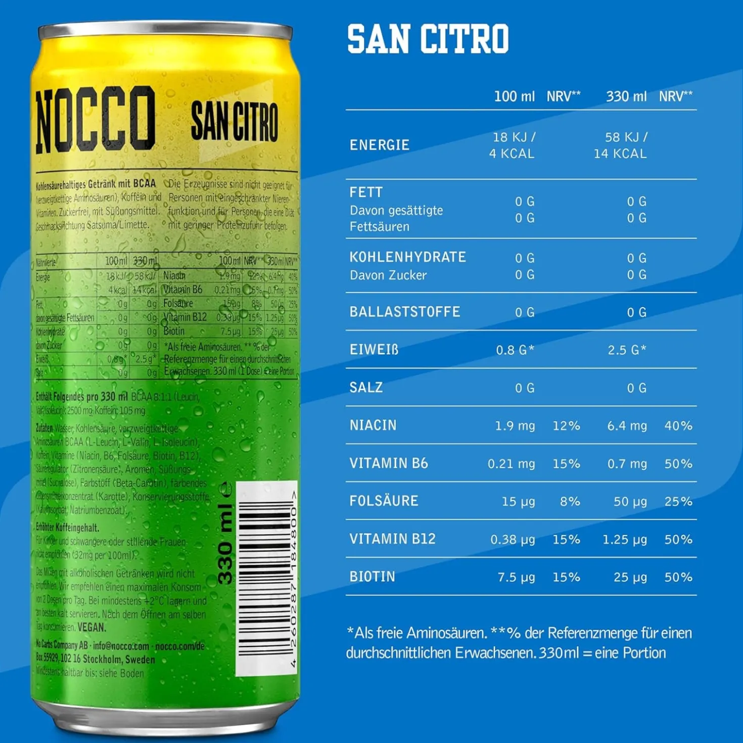Nocco BCAA (24x330ml)