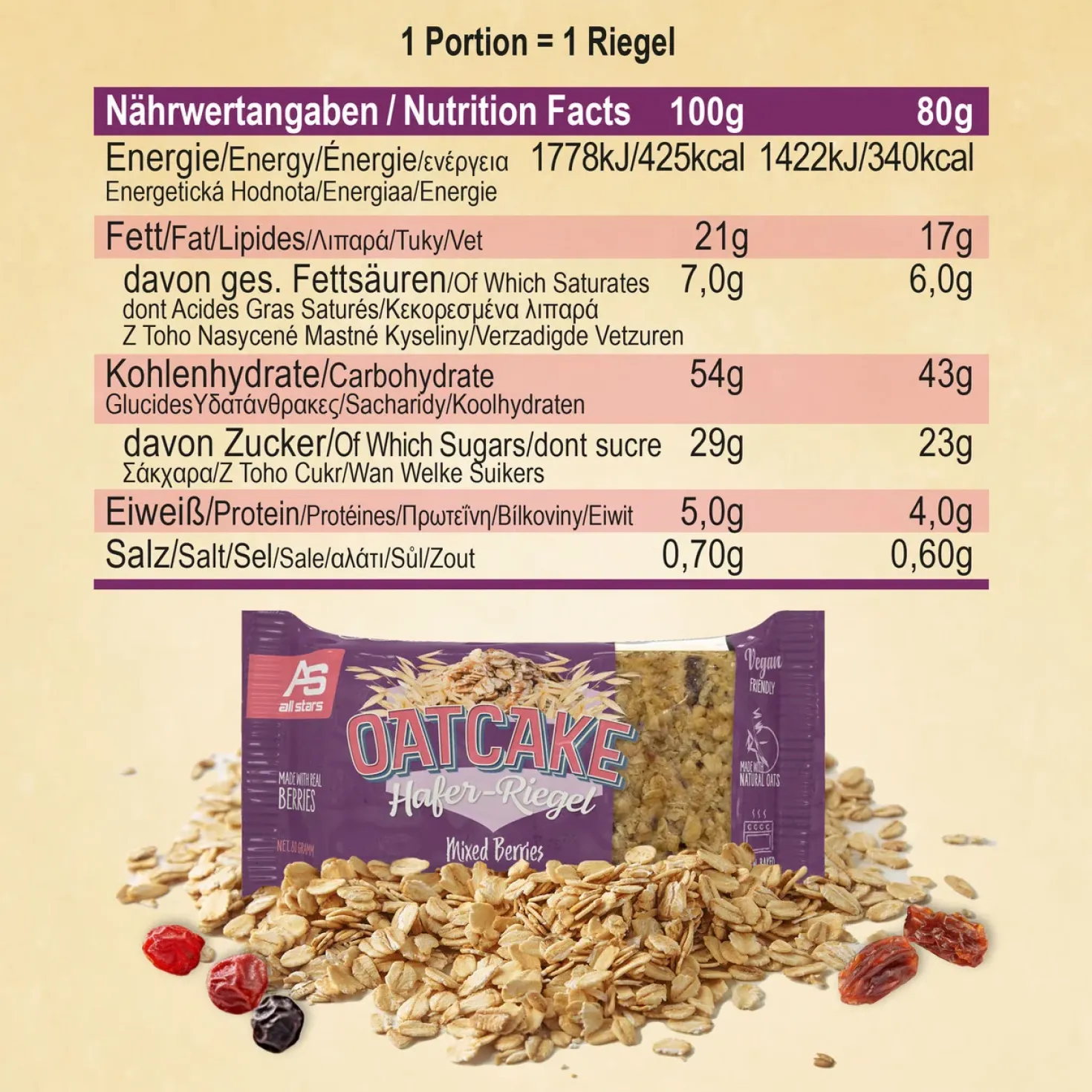 Oatcake (12x80g)