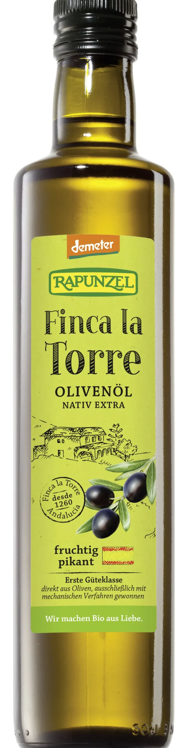 Olivenöl Finca la Torre nativ extra demeter (500ml)