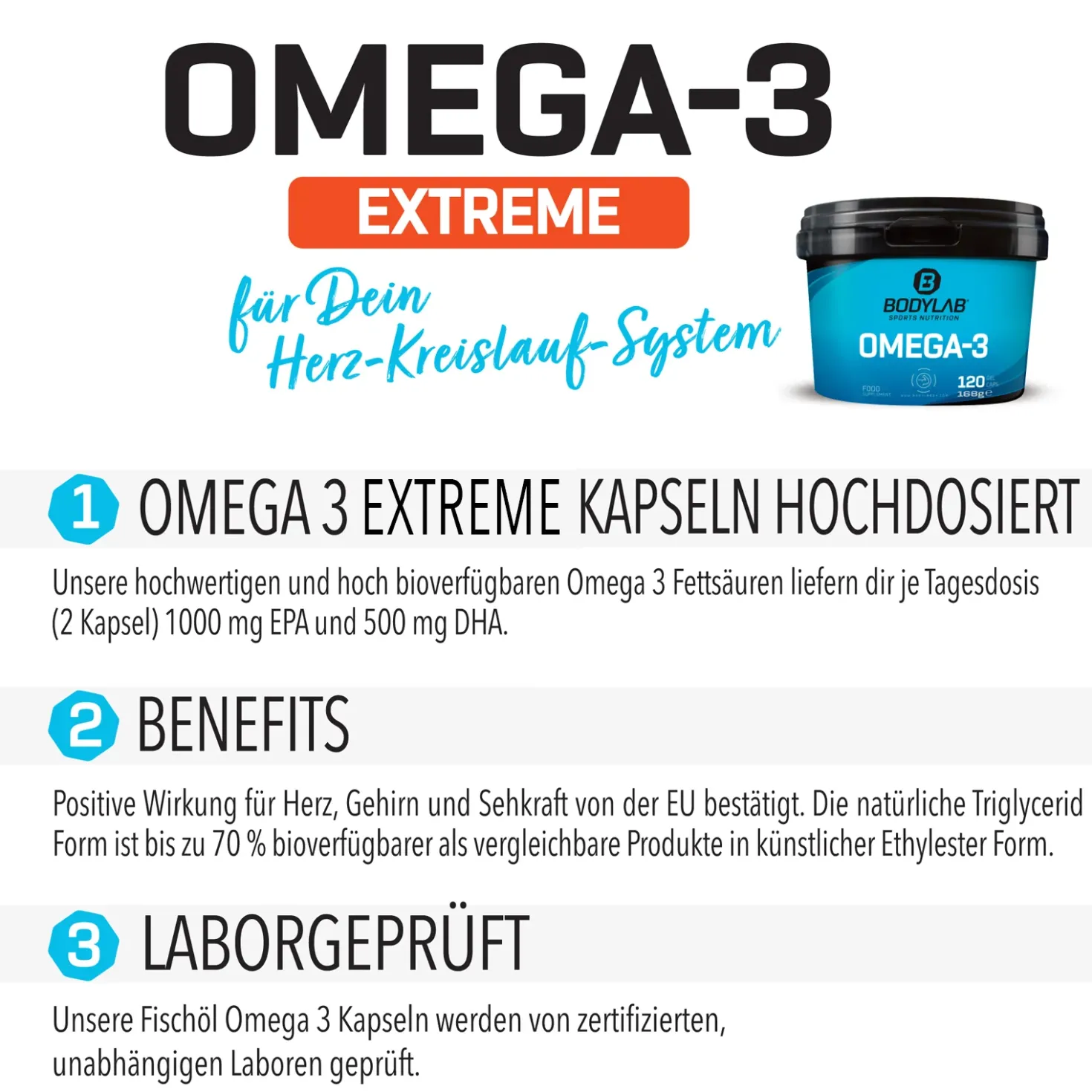 Omega-3 Extreme (120 Kapseln)