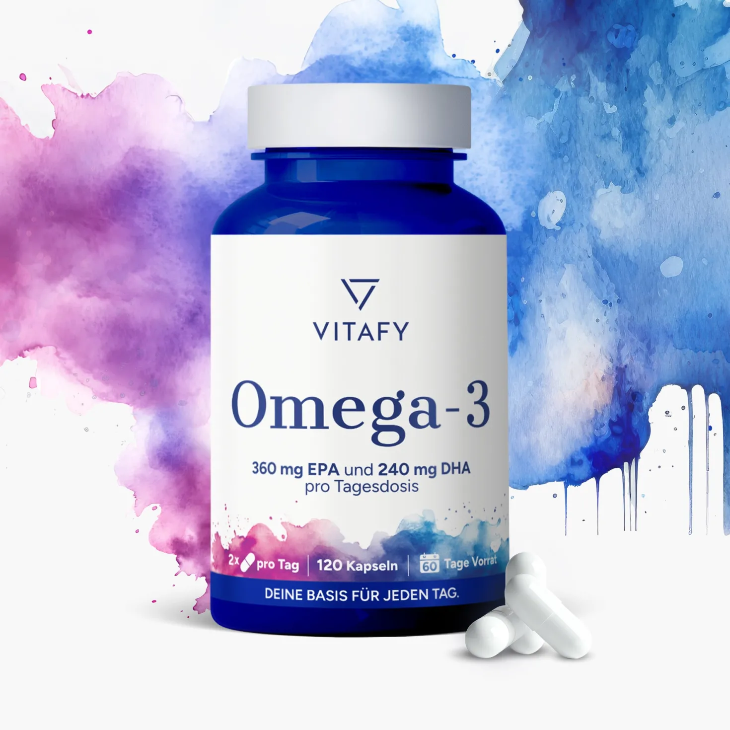 Omega-3-Fischöl (120 Kapseln)