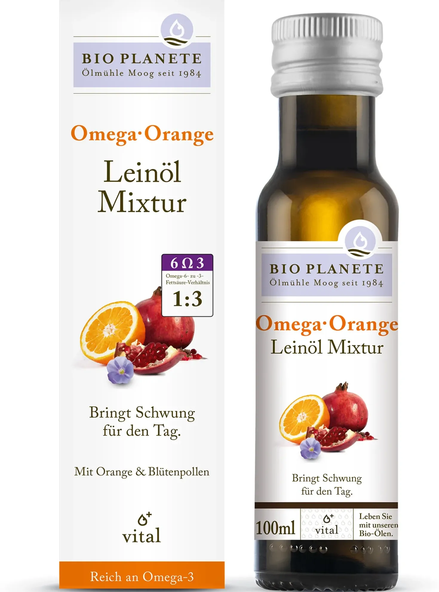 Omega Orange Leinölmixtur bio (100ml)