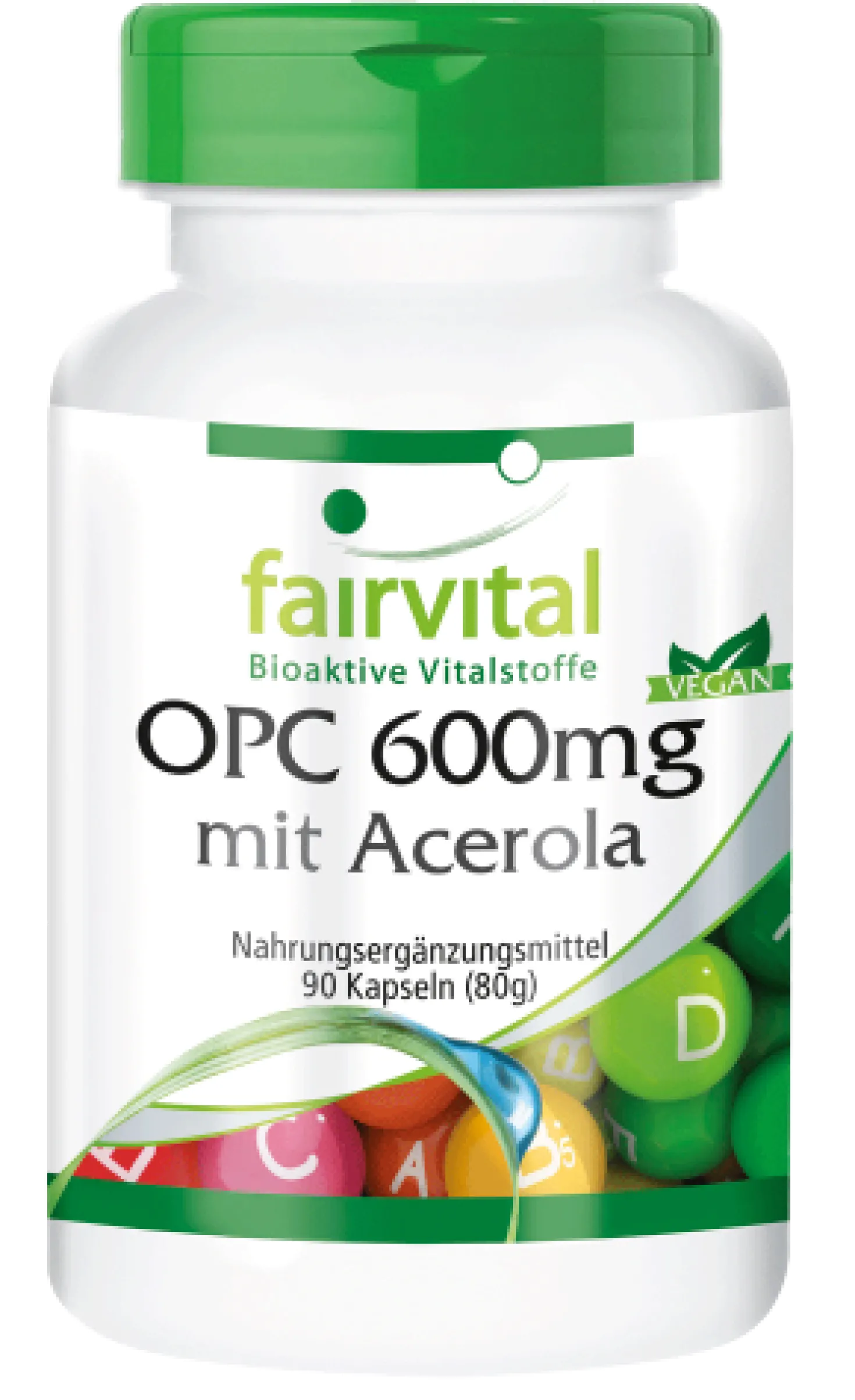 OPC 600mg mit Acerola (90 Kapseln)
