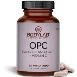 OPC Traubenkernextrakt + Vitamin C (200 Kapseln)