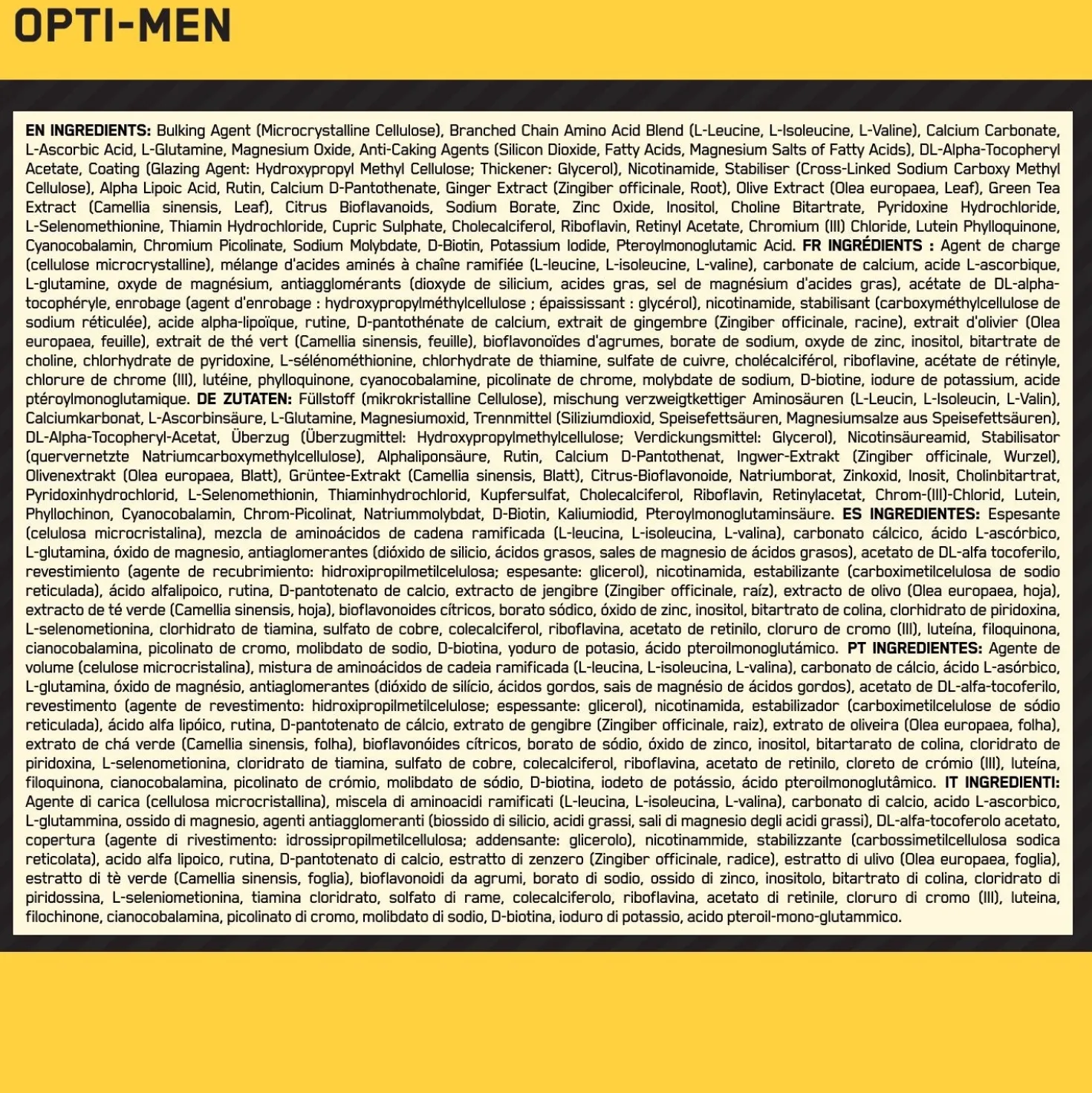 Opti-Men (180 Tabletten)