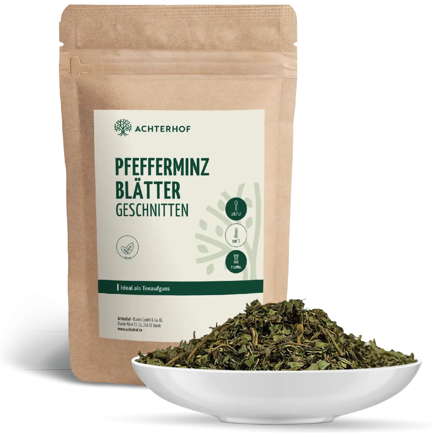 Pfefferminzblätter geschnitten (250g)