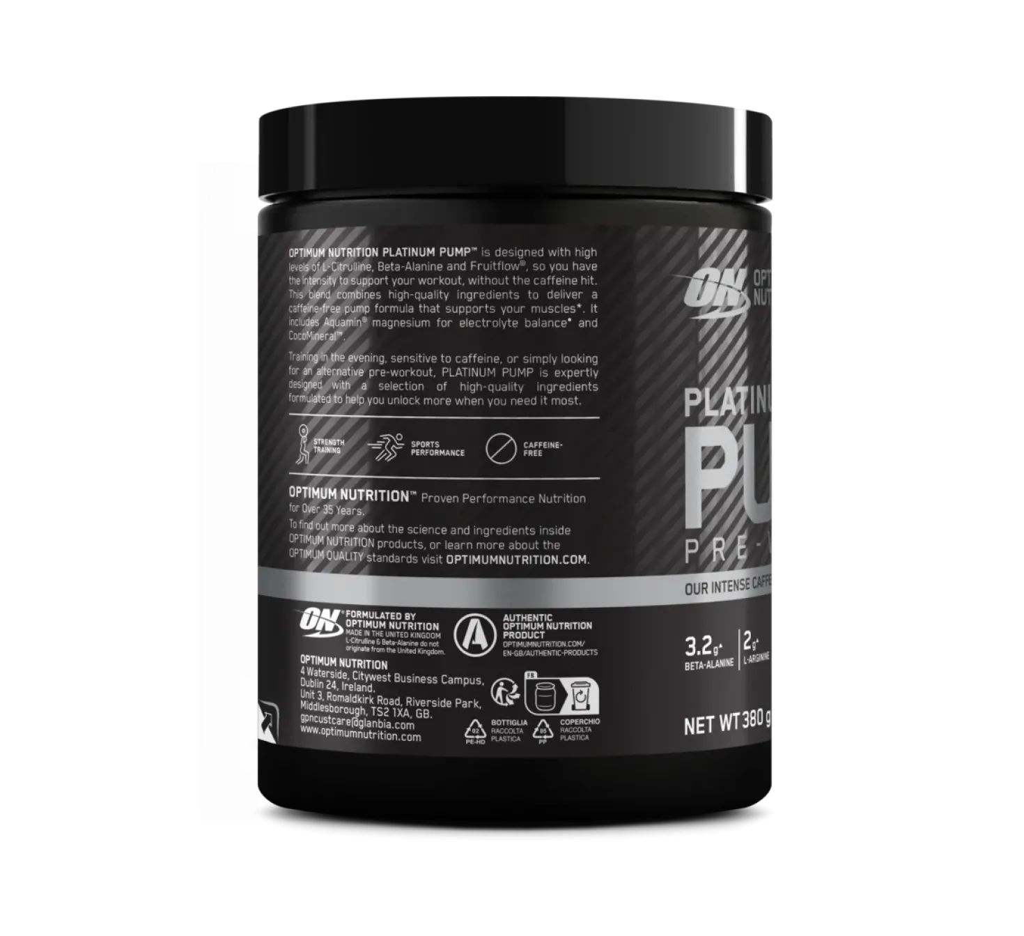Platinum Pump Pre-Workout (380g)