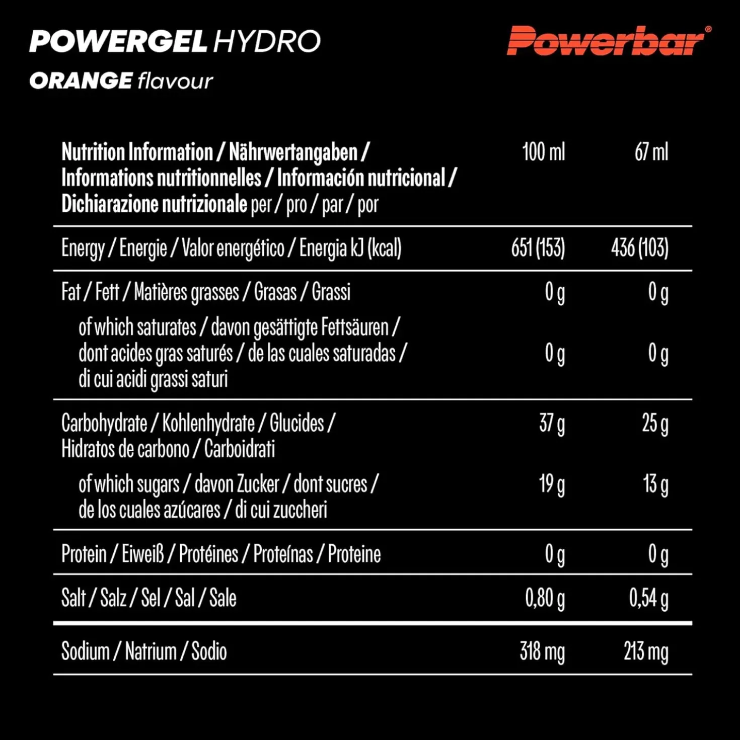 PowerGel Hydro (24x67g)
