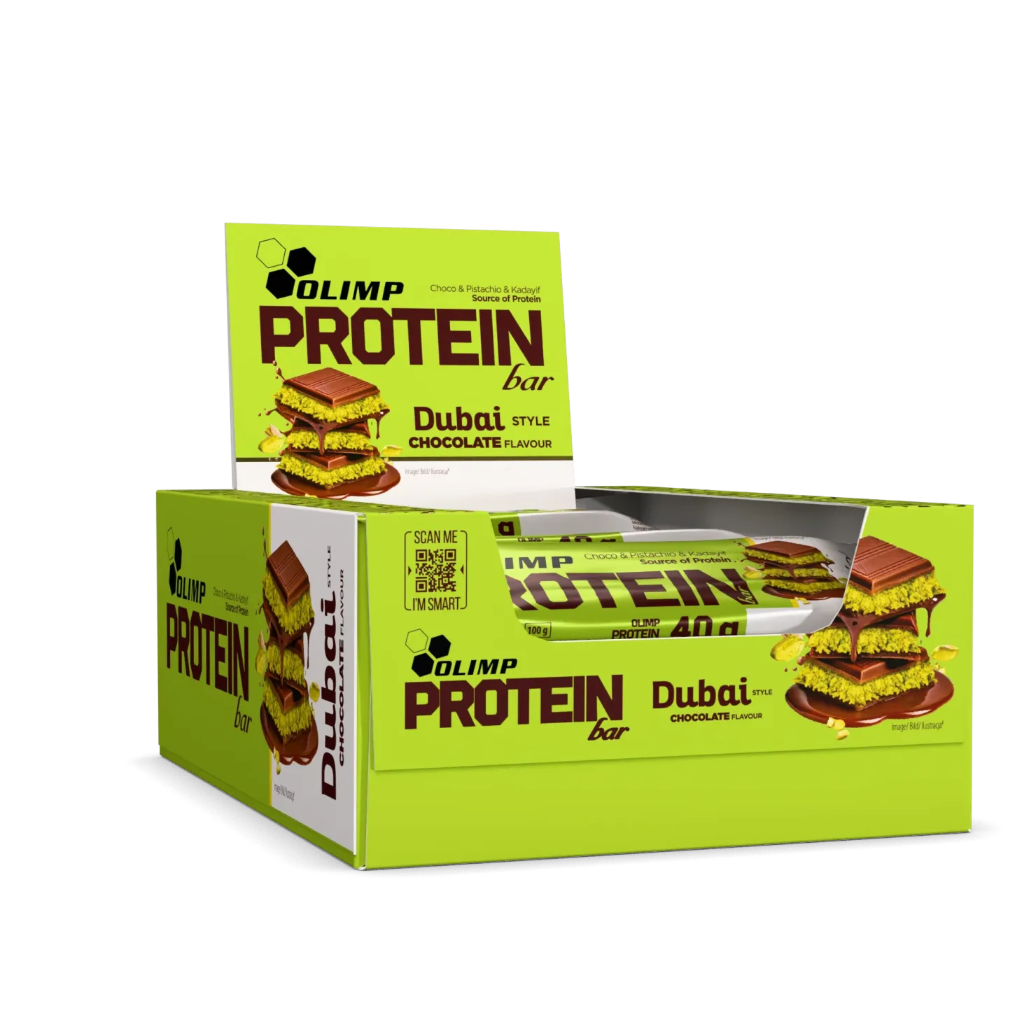 Protein Bar Dubai Style Chocolate (25x40g)
