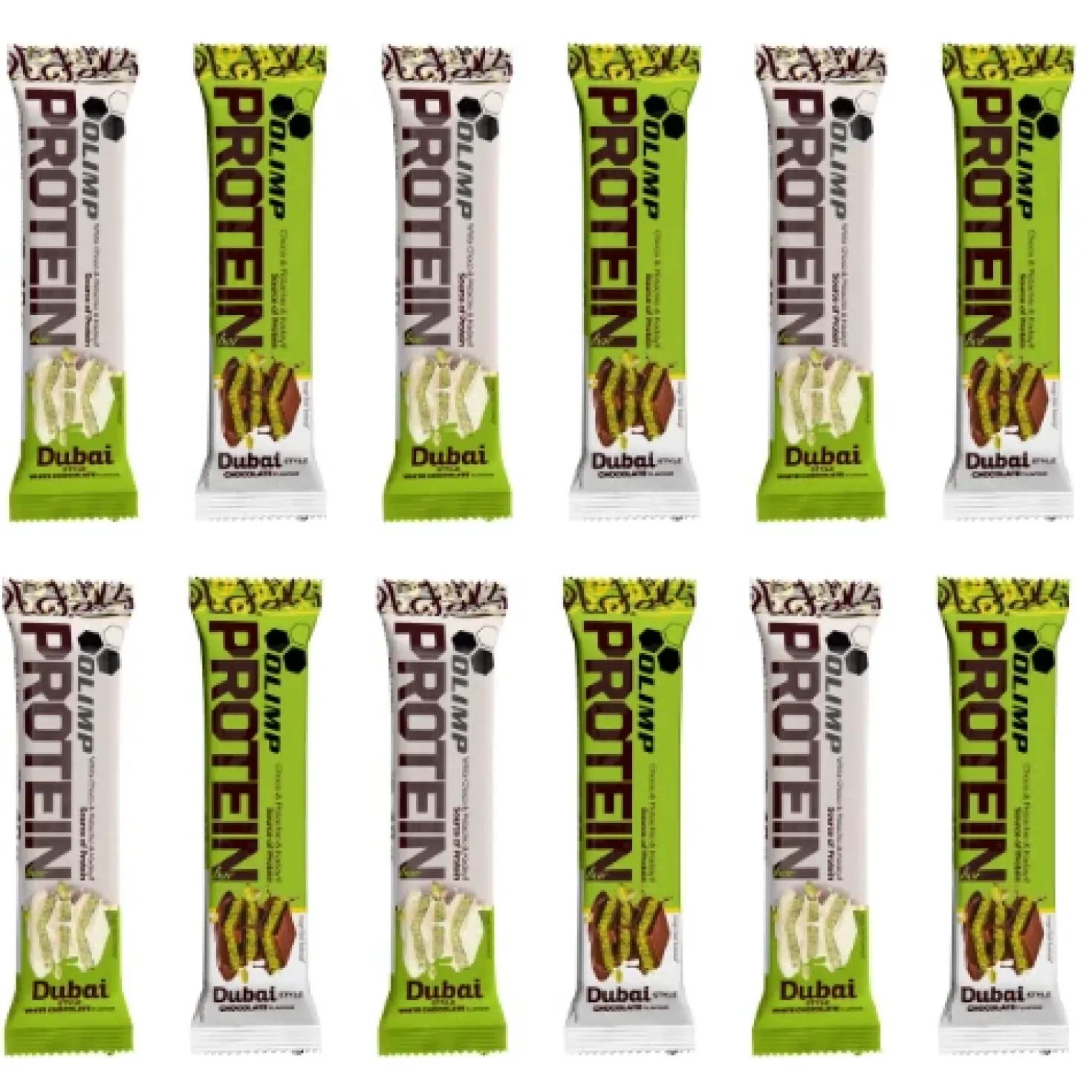 Protein Bar Dubai Style Chocolate 12er Mixed Bundle