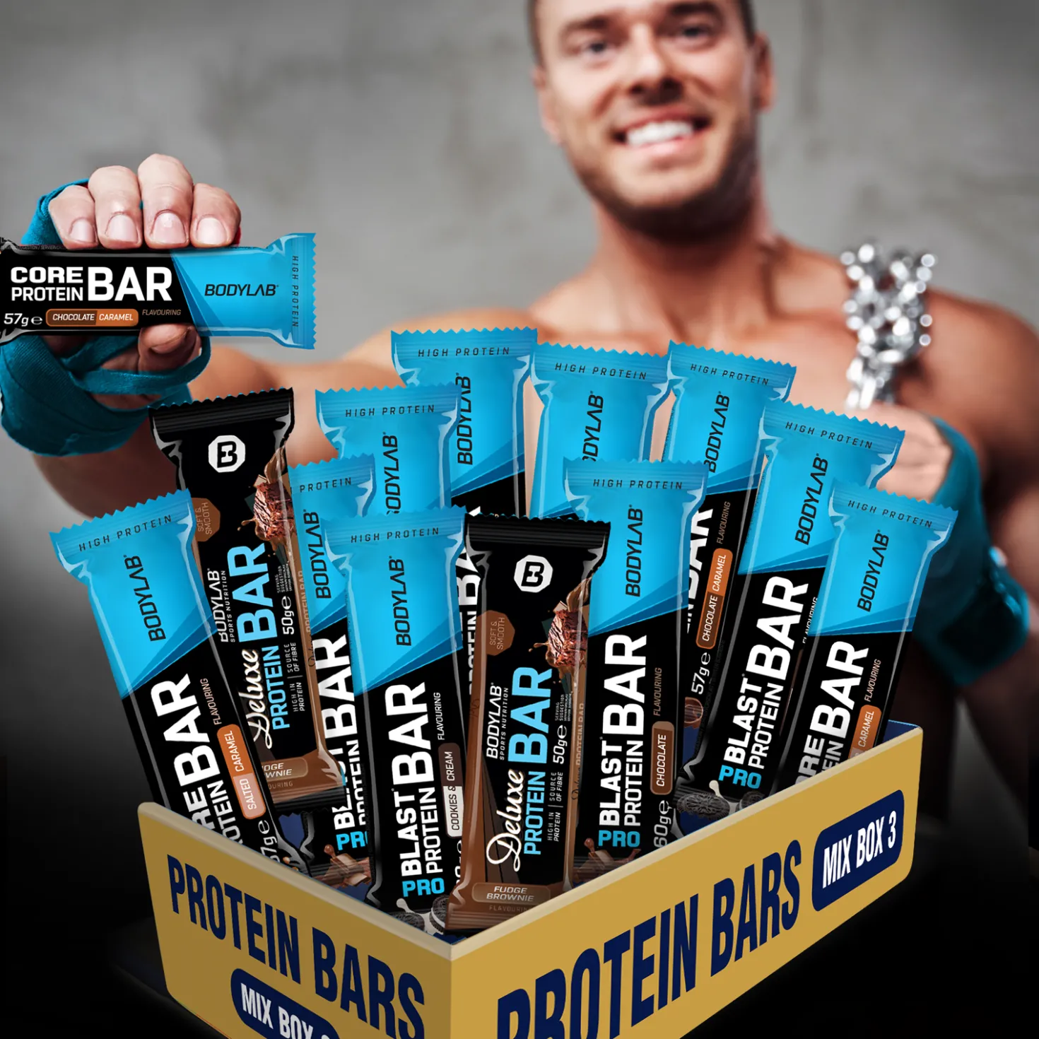 Protein Bar MIX BOX 3 (12x50-60g)