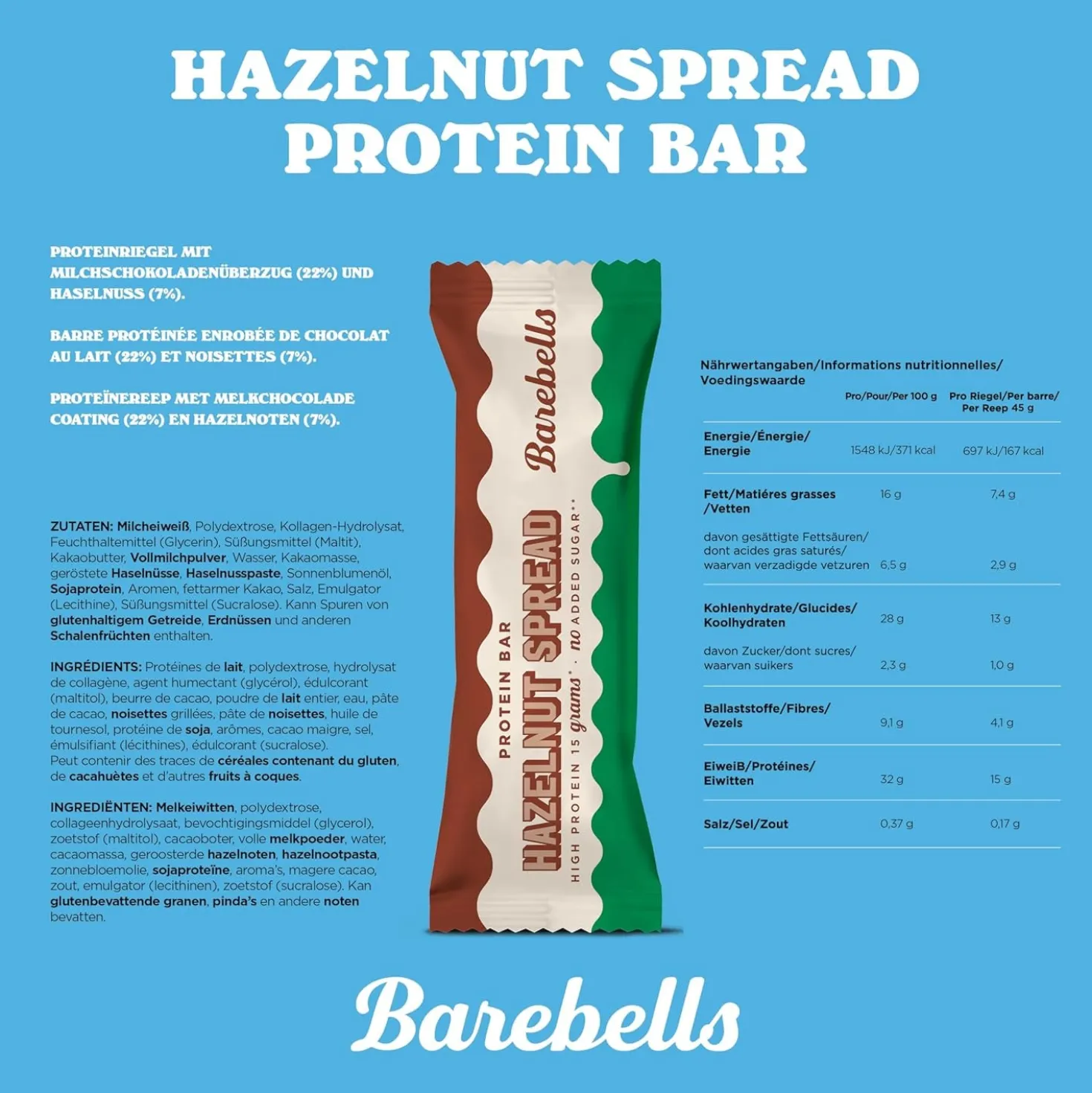Protein Bar Spread (12x45g)