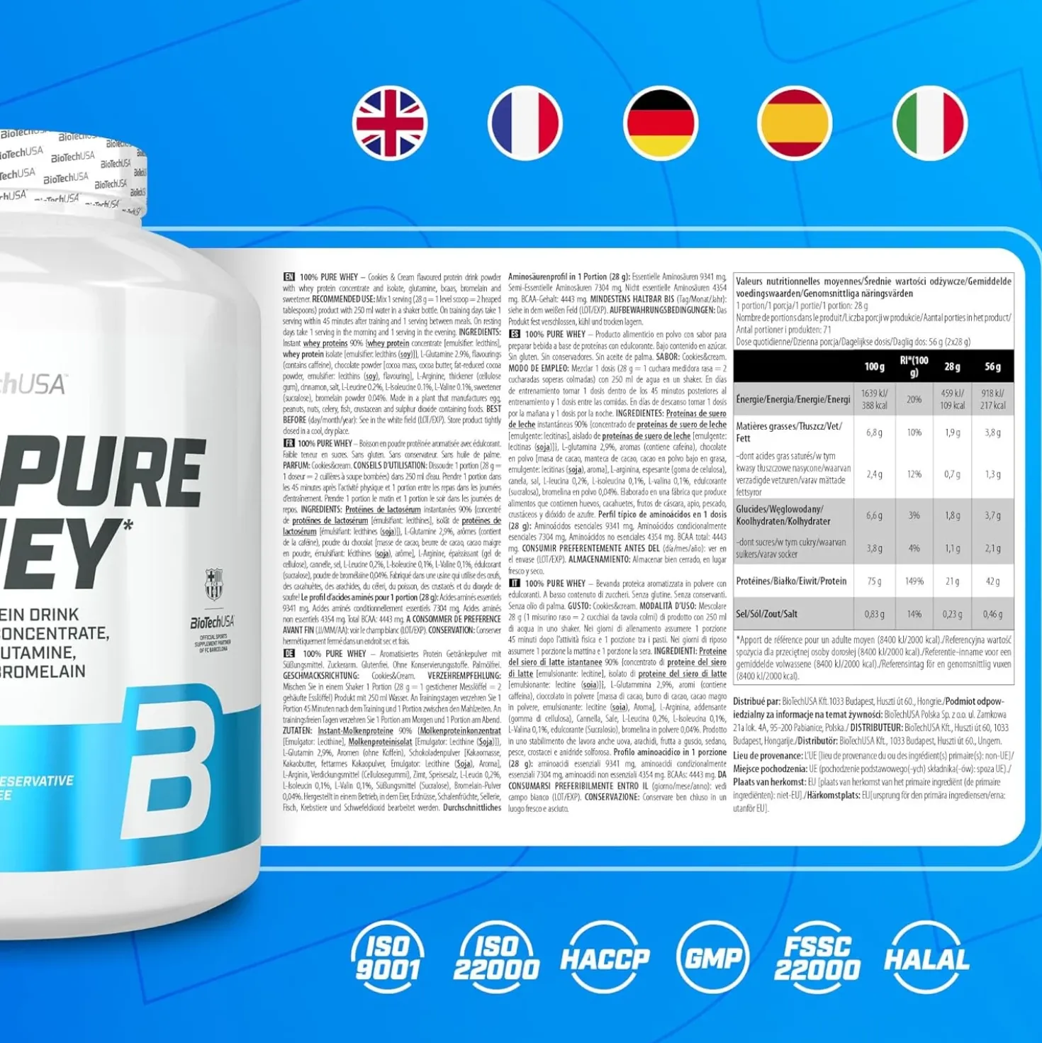 100% Pure Whey (2000g)