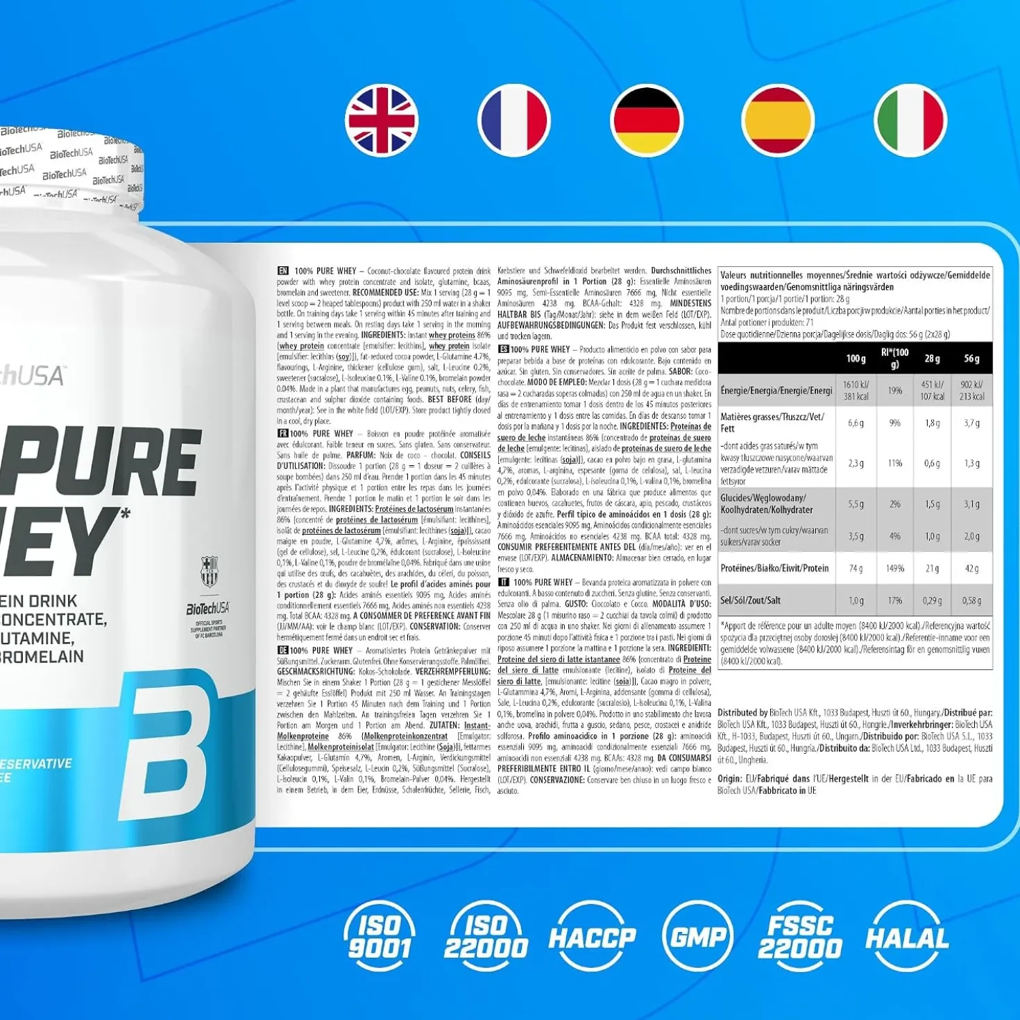 100% Pure Whey (2000g)