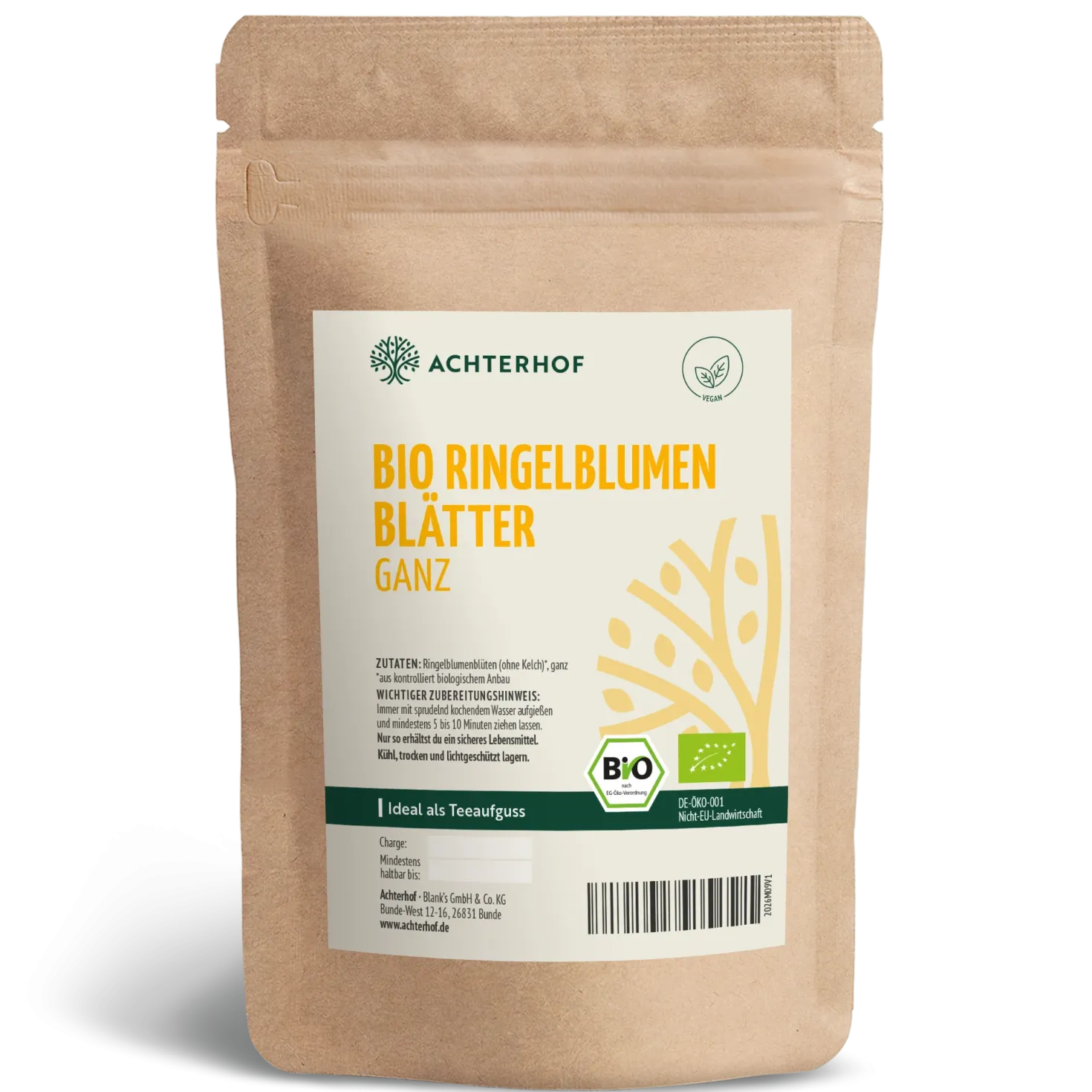 Ringelblumenblüten ohne Kelch ganz Bio (100g)