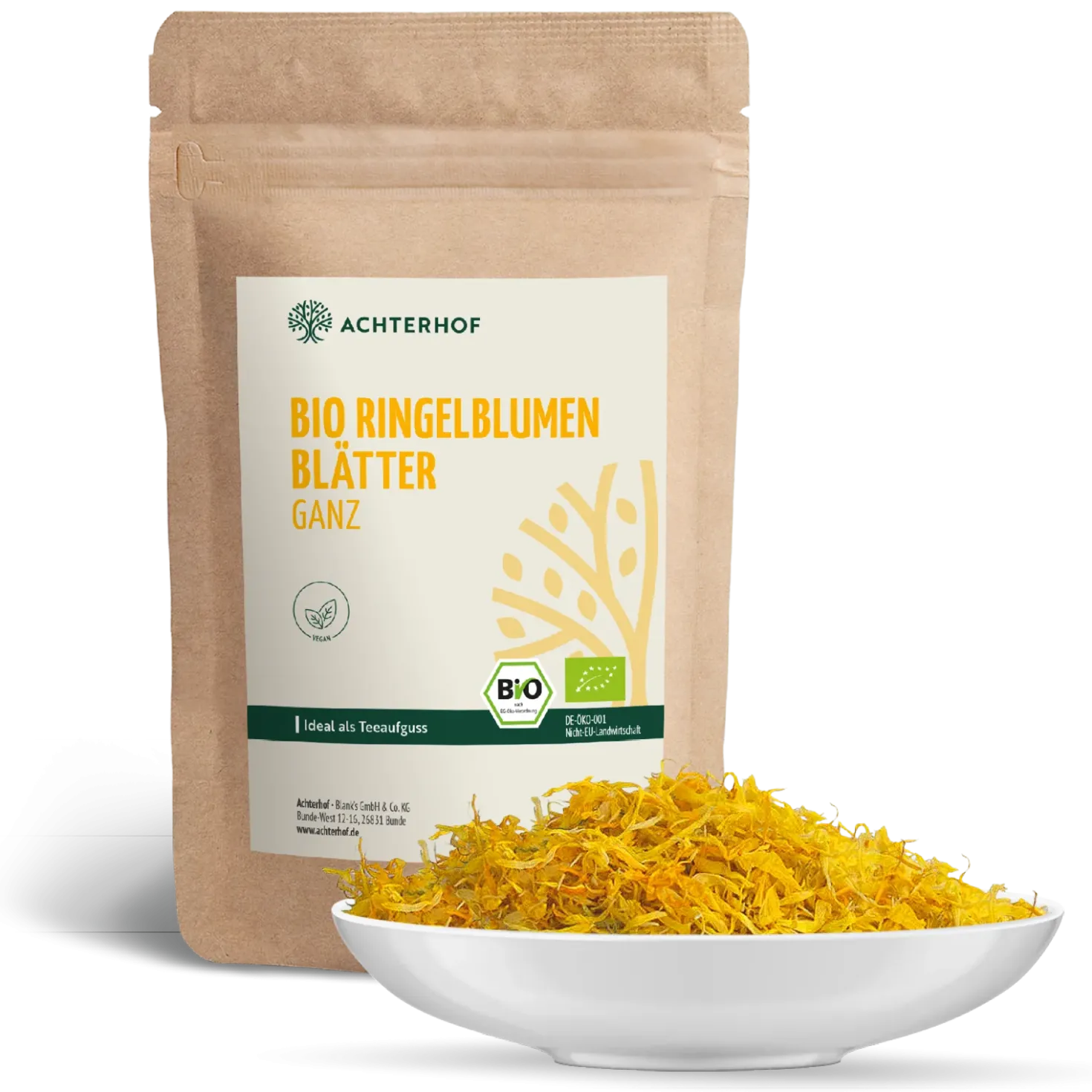 Ringelblumenblüten ohne Kelch ganz Bio (100g)