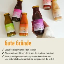 Saftzeit Bio Fastenkur 1-7 Tage (6 Flaschen pro Tag)