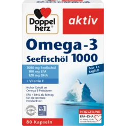 Seefischöl Omega3 1000 (80 Kapseln)