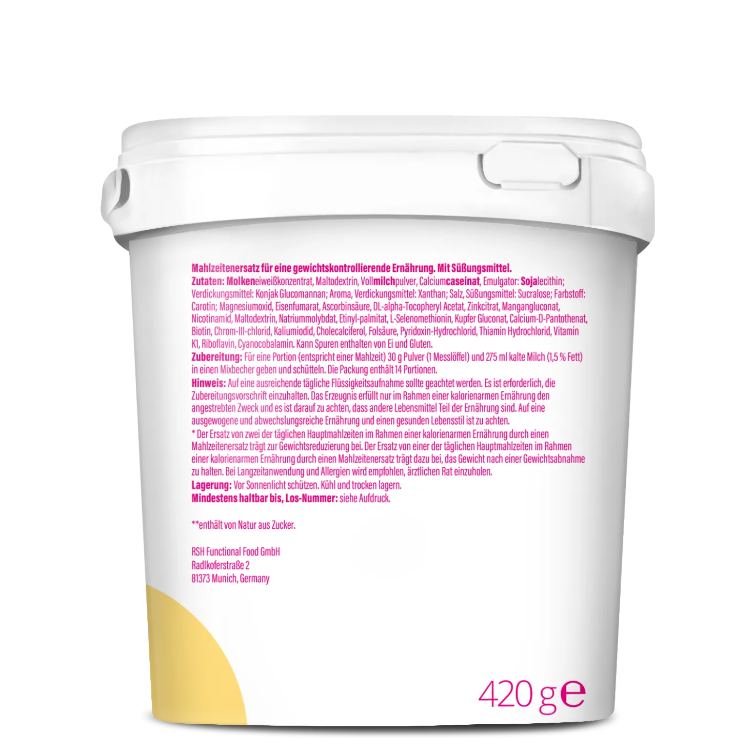 Slim Shake Mahlzeitersatz-Shake (420g)
