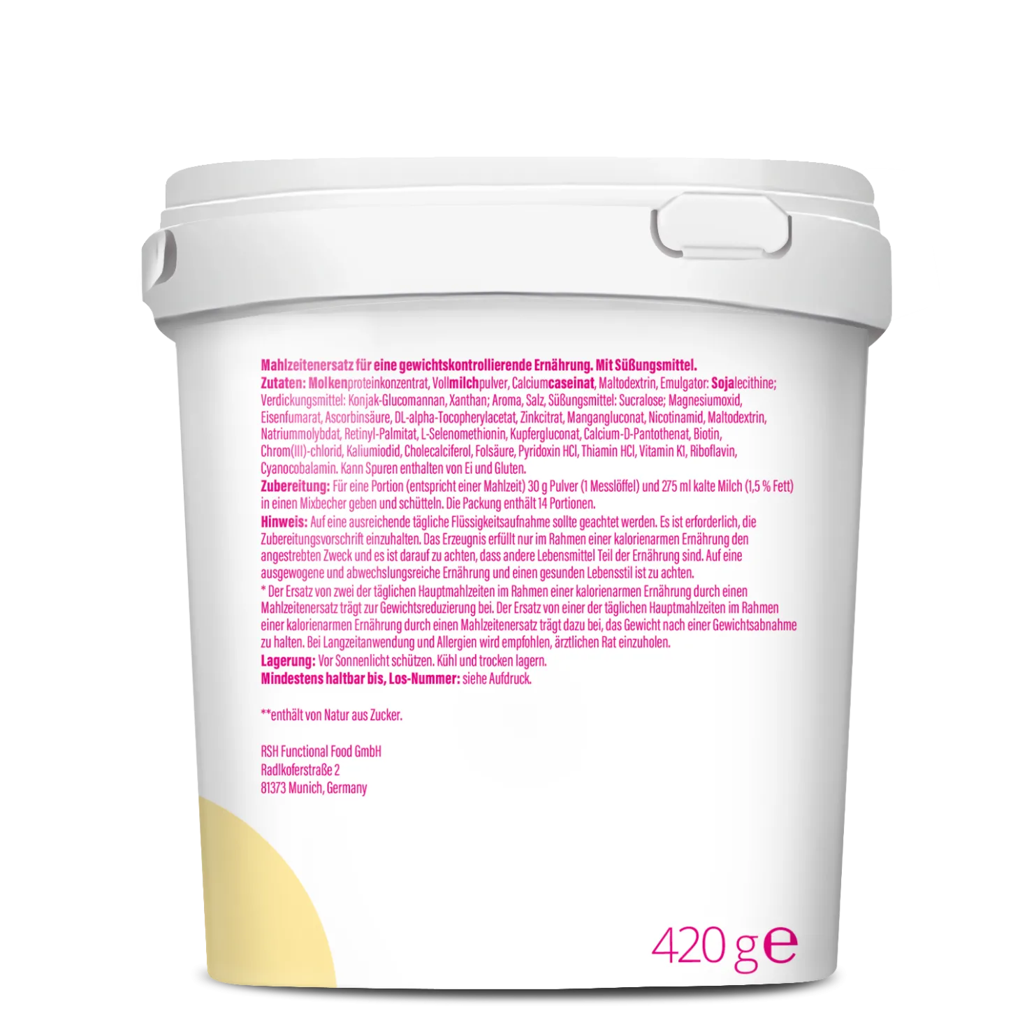 Slim Shake Mahlzeitersatz-Shake (420g)