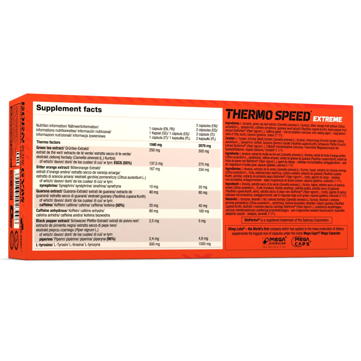 Thermo Speed Extreme Mega Caps (120 Kapseln)