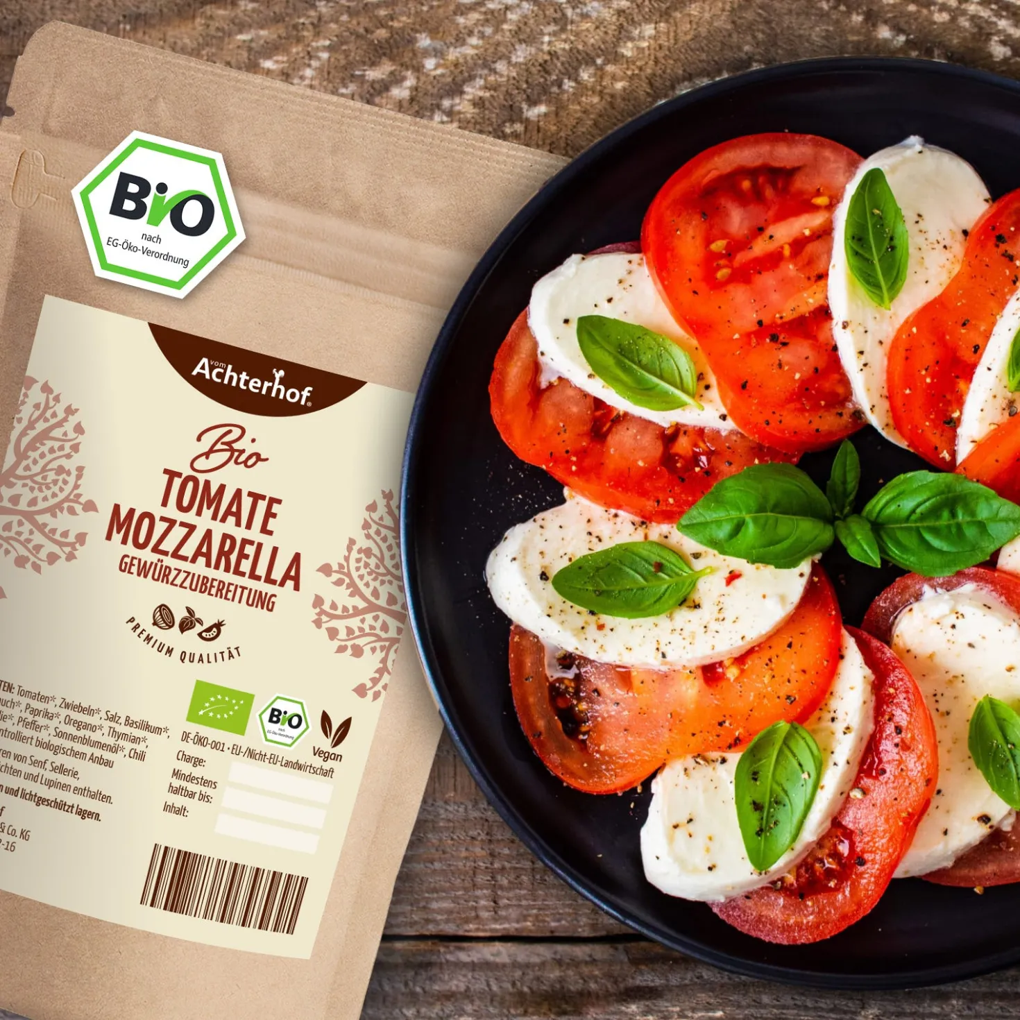 Tomate Mozzarella Gewürzzubereitung Bio (100g)