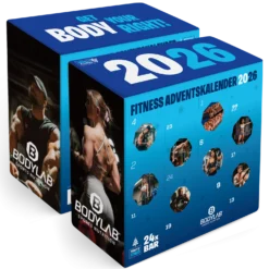 Unser Bodylab Riegel Adventskalender im Doppelpack