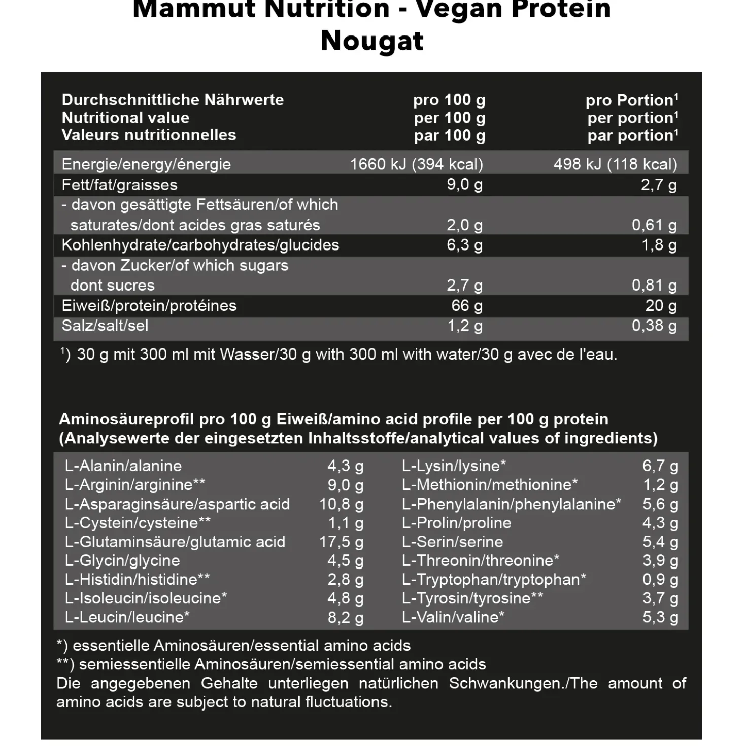 Vegan Protein (460g)