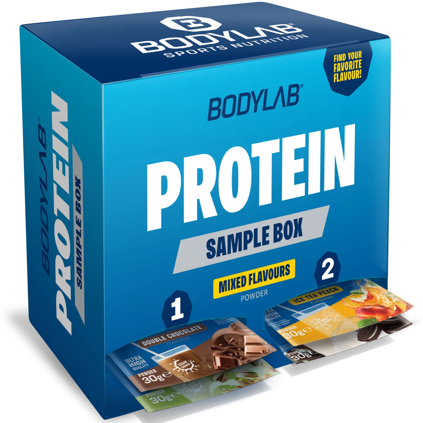 Vegan & Whey Protein Mix - Probierbox Kalender (30 x 30g)