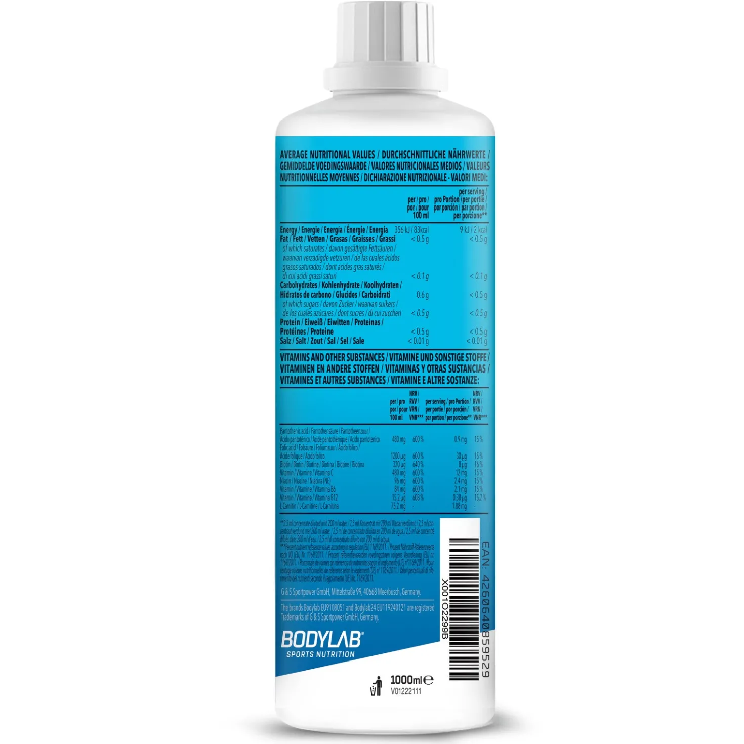 Vital Zero Drink (1000ml)