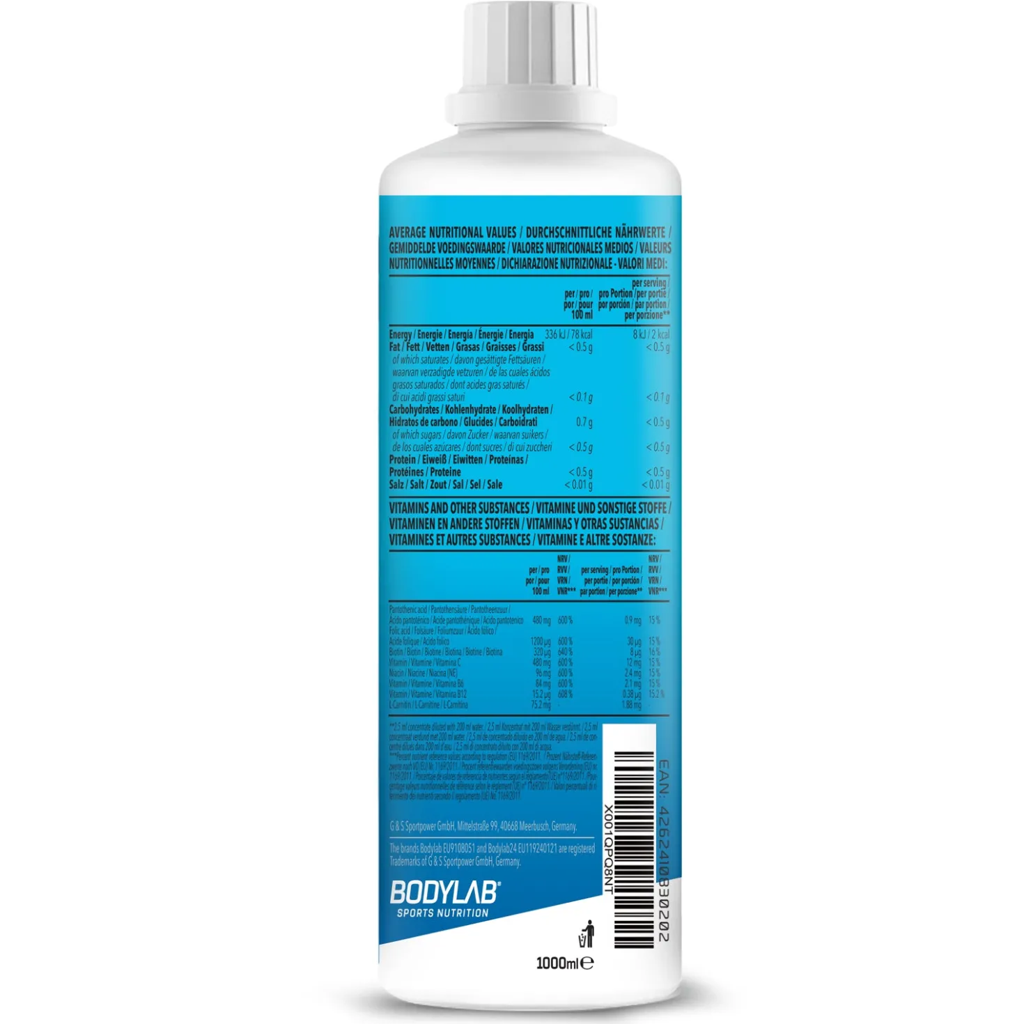 Vital Zero Drink (1000ml)
