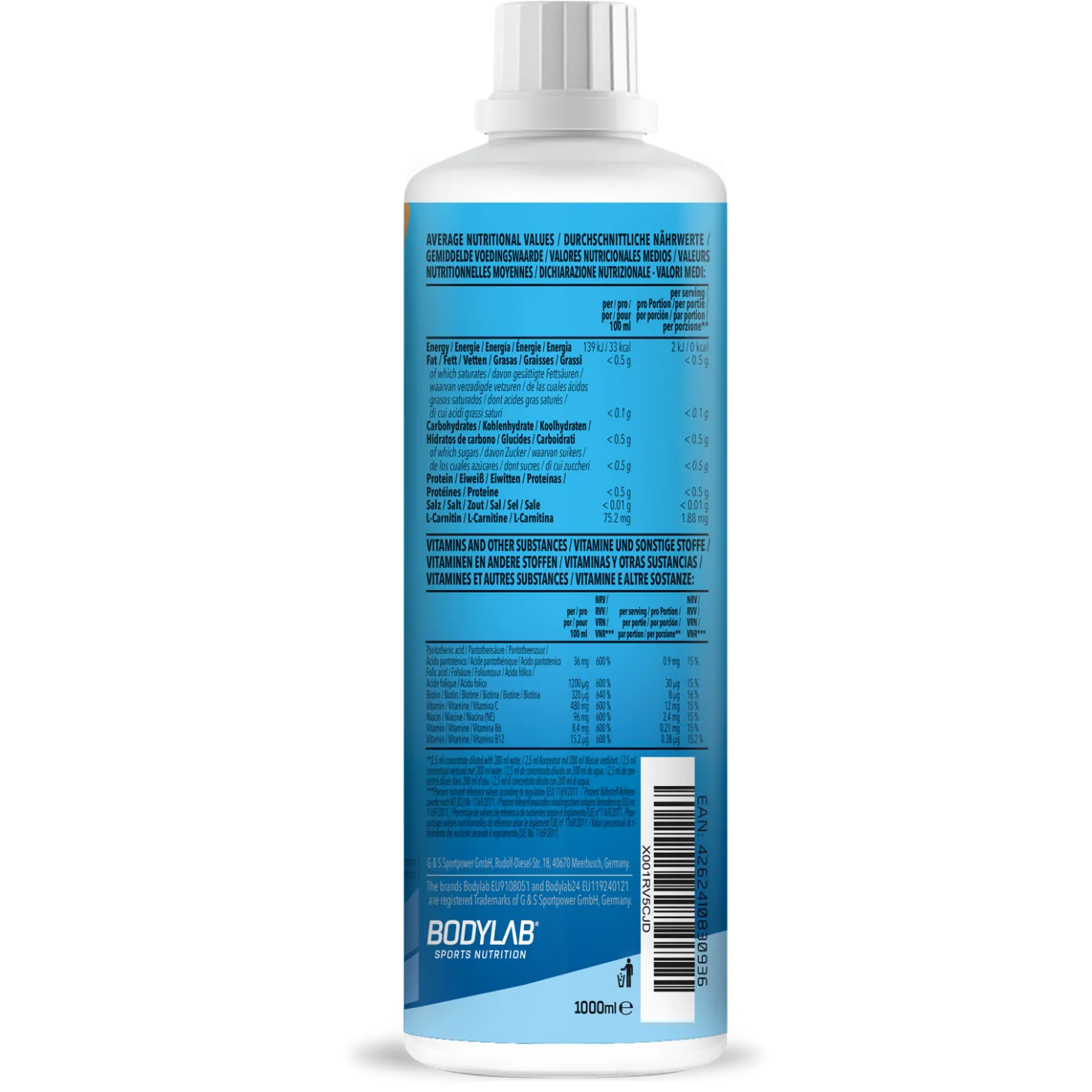 Vital Zero Drink (1000ml)