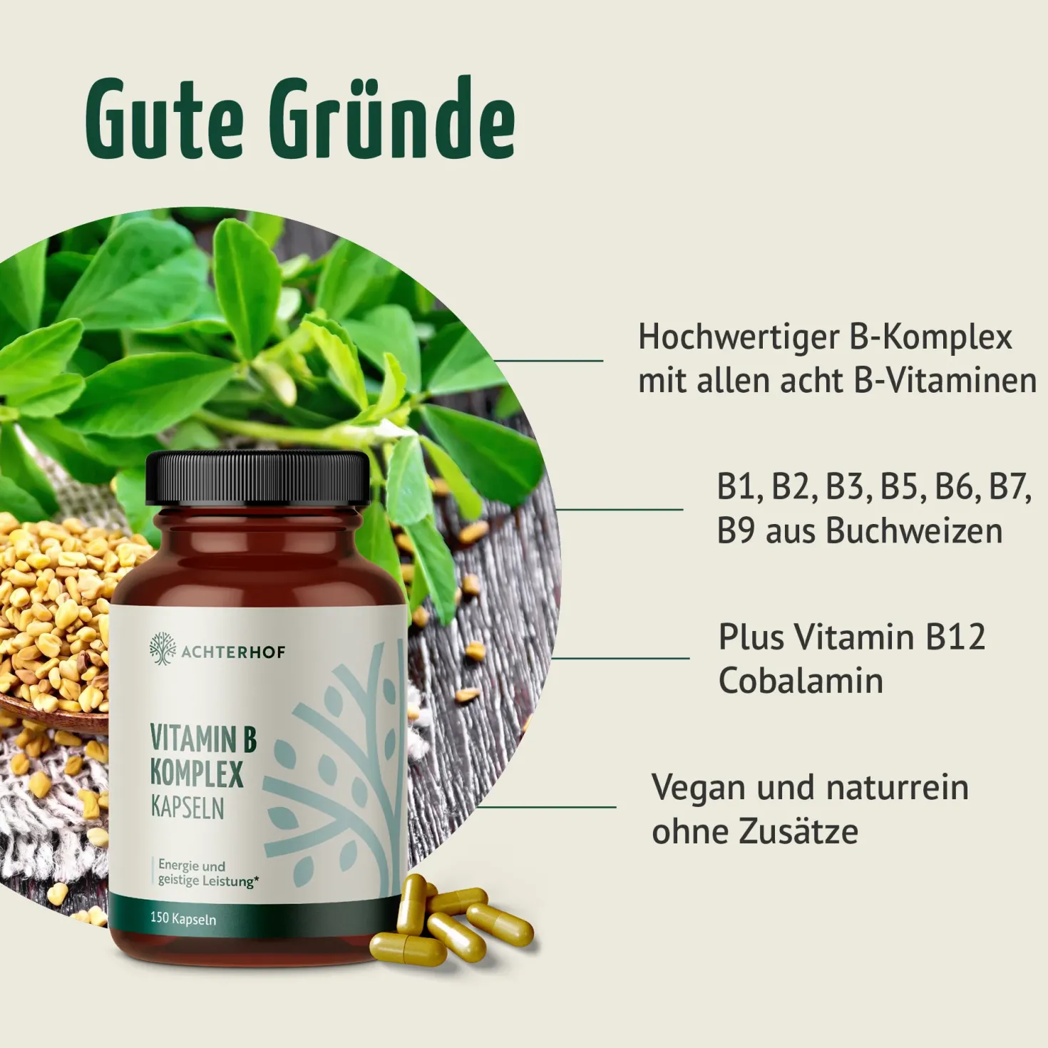 Vitamin B Komplex (150 Kapseln)